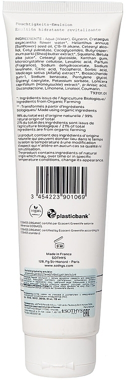 Organic Repairing & Moisturizing Emulsion - Sothys Organics Emulsion Hydratante Revitalisante — photo N14