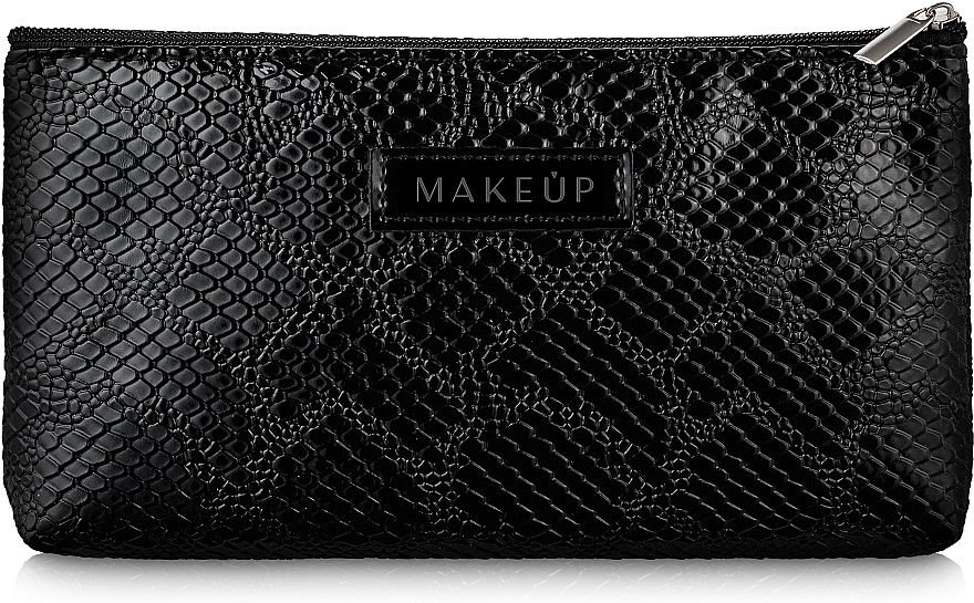 Makeup Bag "Black Snake", black flat - MAKEUP — photo N2