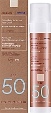 Fragrances, Perfumes, Cosmetics Sunscreen Foundation - Korres Red Grape Tinted Daily Sunscreen Face Cream SPF50