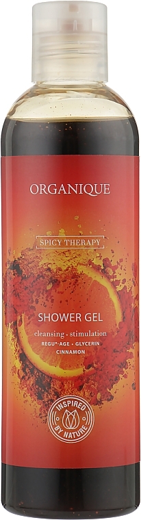 Stimulating Refreshing Shower Gel - Organique Spicy Therapy — photo N1