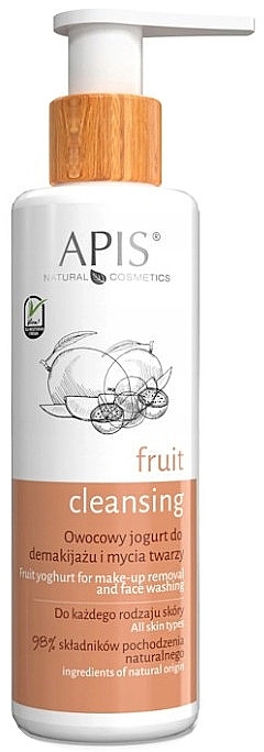 Fruit Cleansing Yoghurt for Makeup Removal - APIS Professional Fruit Cleansing Yoghurt For Makeup Removal — photo N2