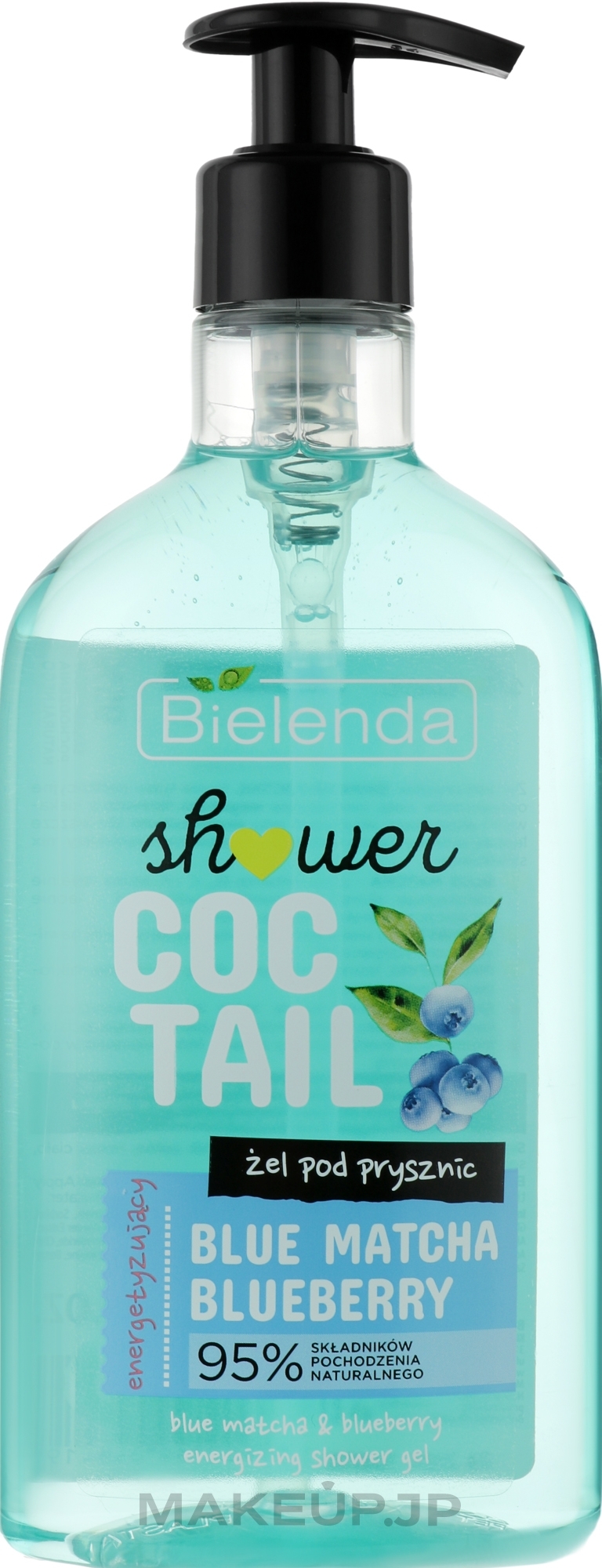 Shower Gel - Bielenda Coctail Shower Gel Blue Matcha Blueberry — photo 400 ml
