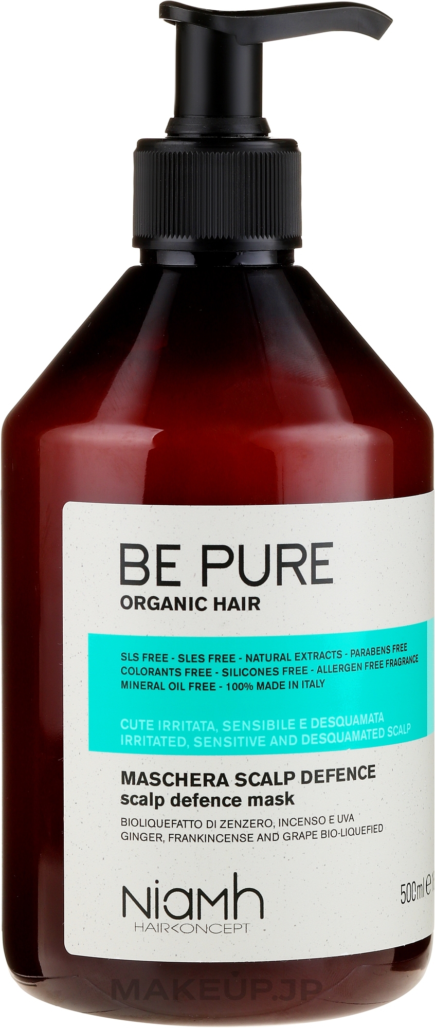 Soothing Hair Mask - Niamh Hairconcept Be Pure Scalp Defence Mask — photo 500 ml