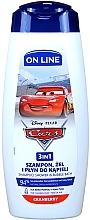 Fragrances, Perfumes, Cosmetics 3-in-1 Shower Gel-Shampoo with Cranberry Scent - On Line Kids Disney Cars