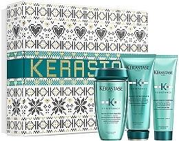 Fragrances, Perfumes, Cosmetics Set - Kerastase Resistance Extentioniste Gift Set (sham/250ml + fondant/200ml + h/cr/150ml)