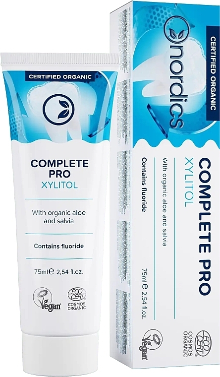 Toothpaste - Nordics Complete Pro Organic Toothpaste — photo N1