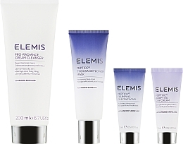 Fragrances, Perfumes, Cosmetics Set - Elemis Kit Peptide 24/7 4-Step Collection (clean/200ml + cream/15ml + gel/mask/15ml + mask/75ml)