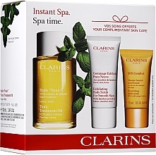 Fragrances, Perfumes, Cosmetics Set - Clarins Tonic (bath/f/30ml + b/scr/30ml + b/oil/100ml)