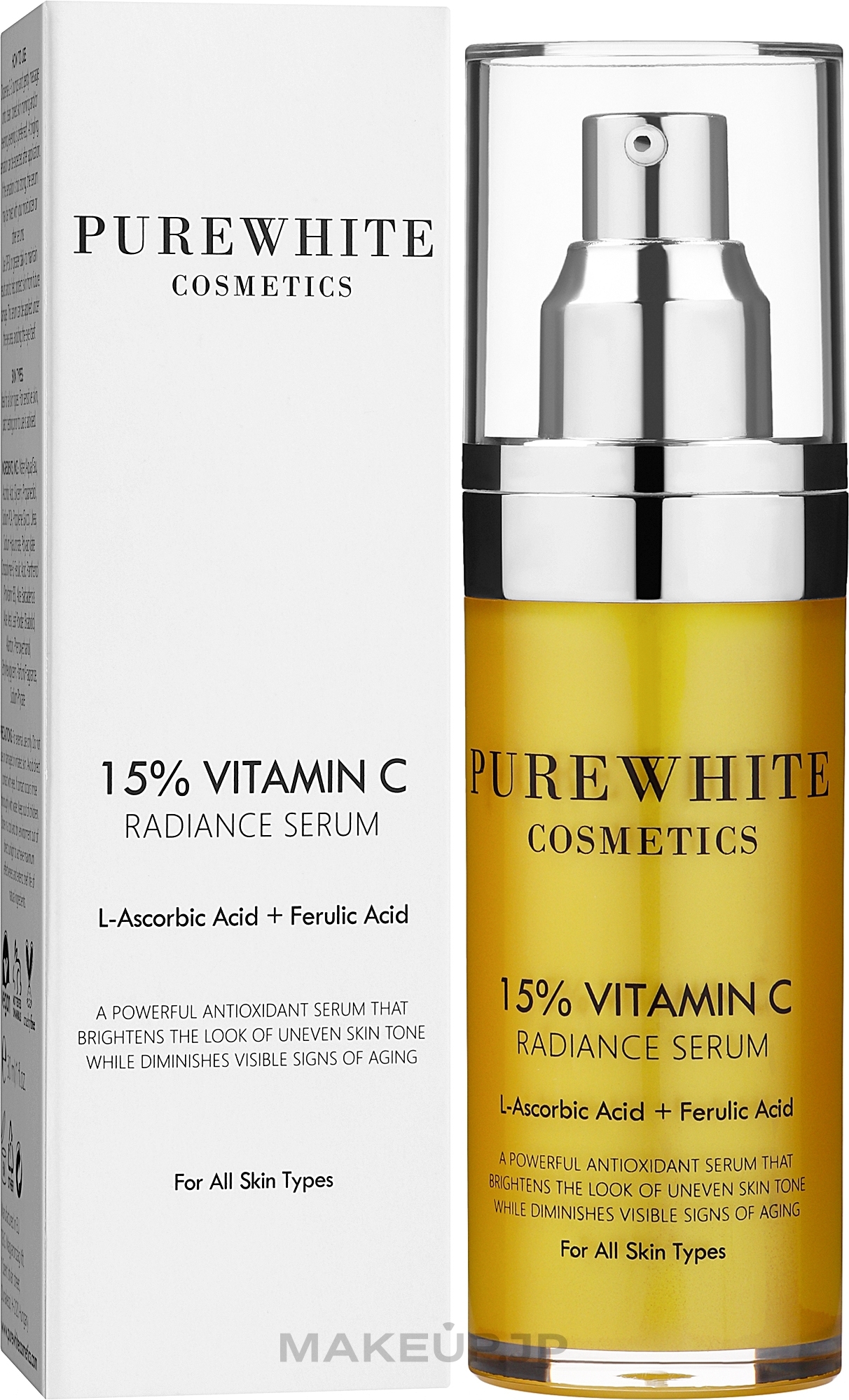 Vitamin C Serum - Pure White Cosmetics 15% Vitamin C Radiance Serum — photo 30 ml