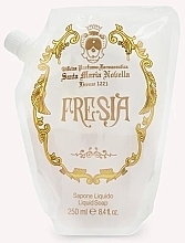 Fragrances, Perfumes, Cosmetics Santa Maria Novella Fresia - Liquid Soap (doypack)