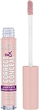 Concealer - Essence Correct & Conceal Under Eye Brightening Concealer — photo N1