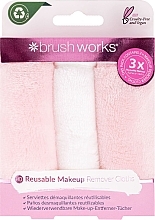 Fragrances, Perfumes, Cosmetics Face Cleansing Wipes - Brushworks Reusable Makeup Remover Cloths