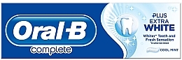 Fragrances, Perfumes, Cosmetics Toothpaste - Oral-B Complete Plus Extra White Cool Mint