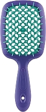 Fragrances, Perfumes, Cosmetics Hair Brush, purple-turquoise - Janeke Superbrush