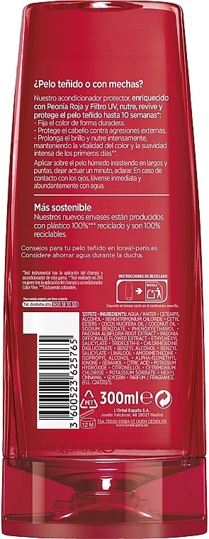 Colored Hair Conditioner - L'Oréal Paris Elvive Color Vive Conditioner — photo N20