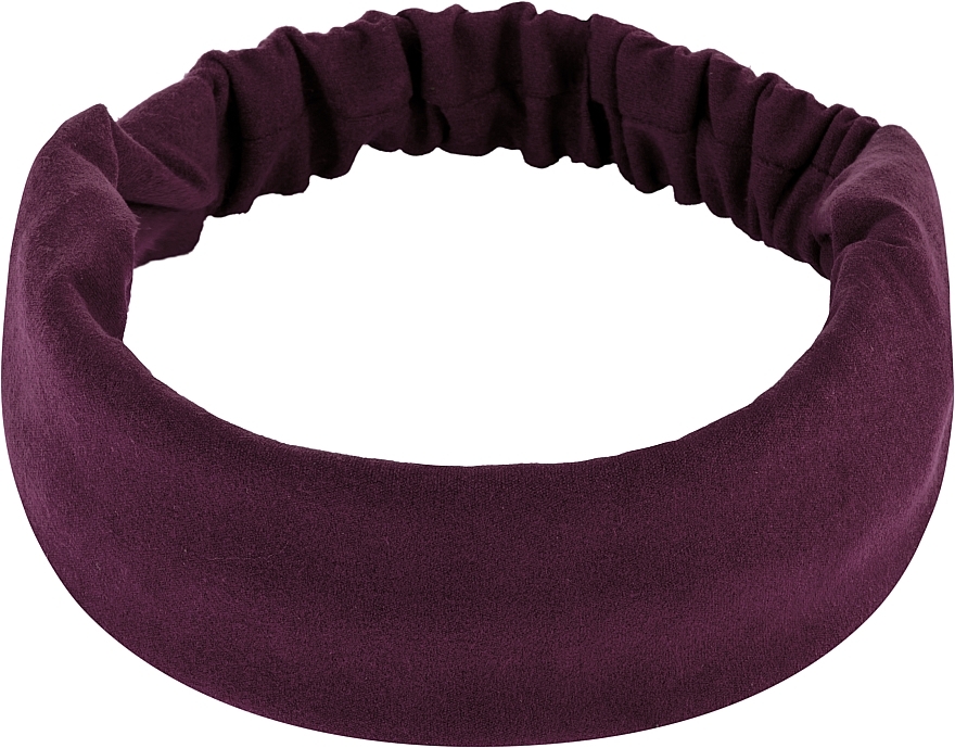 Suede Classic Headband, burgundy - MAKEUP Hair Accessories — photo N1