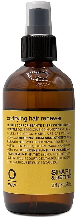 Strengthening Lotion for Thin Hair - Oway Styling & Finish Bodifying Hair Renewer	 — photo N1