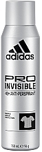 Men Deodorant Antiperspirant - Adidas Pro invisible 48H Anti-Perspirant — photo N1