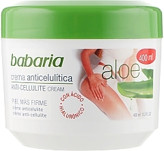 Fragrances, Perfumes, Cosmetics Anti-Cellulite Body Cream - Babaria Aloe Anti-Cellulite Cream