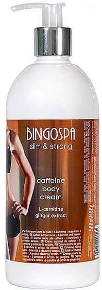 Caffeine, L-Carnitine, Ginger and Peach Slimming Cream - BingoSpa Peach Cream Slimming Body Mallorca — photo N1