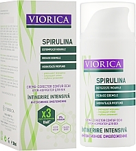 Fragrances, Perfumes, Cosmetics Eye Contour Corrector Cream - Viorica Spirulina Eye Contour Corrector-Cream