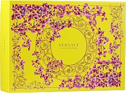 Fragrances, Perfumes, Cosmetics Versace Yellow Diamond - Set (edt/90ml + edt/5ml + b/lot/100ml + sh/gel/100ml) 