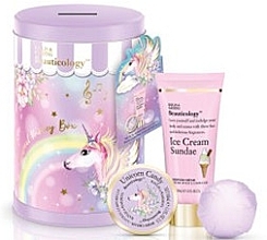 Fragrances, Perfumes, Cosmetics Set - Baylis & Harding Beauticology Unicorn Money Box (sh/cr/100ml + b/cr/50ml + bath/fizzer/30g)