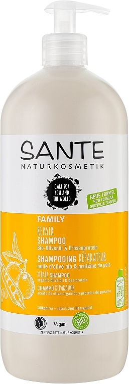 Olive Oil & Pea Protein Shampoo - Sante Olive Oil & Pea Protein Repair Shampoo — photo N5