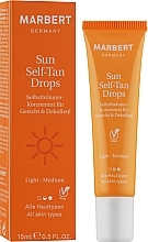 Self-Tan Drops for Face & Décolleté - Marbert Sun Self-Tan Drops Llight-Medium — photo N4