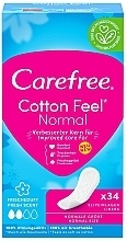 Fragrances, Perfumes, Cosmetics Daily Liners with Fresh Scent, 34 pcs - Carefree Cotton Fresh
