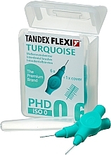 Interdental Brush, 0.35 mm, Turquoise - Tandex Flexi X-Micro Fine Turquise — photo N1