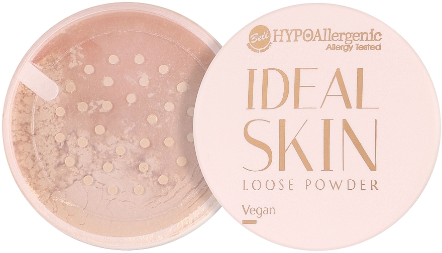 Exfoliating Face Powder - Bell Hypoallergenic Ideal Skin Loose Powder — photo N1