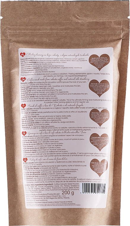 Coffee Body Scrub with Strawberry - Nacomi Coffee Scrub Strawberry — photo N2