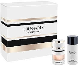 Fragrances, Perfumes, Cosmetics Trussardi Pure Jasmine - Set (edp/60ml + b/scrub/125ml)