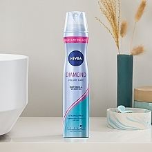 Extra Strong Hold Hair Spray "Volume & Shine" - NIVEA Diamond Volume Care 5 — photo N4