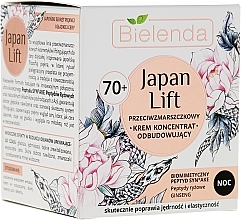 Fragrances, Perfumes, Cosmetics Restoring Anti-Wrinkle Night Concentrate Cream 70+ - Bielenda Japan Lift Face Cream 70+