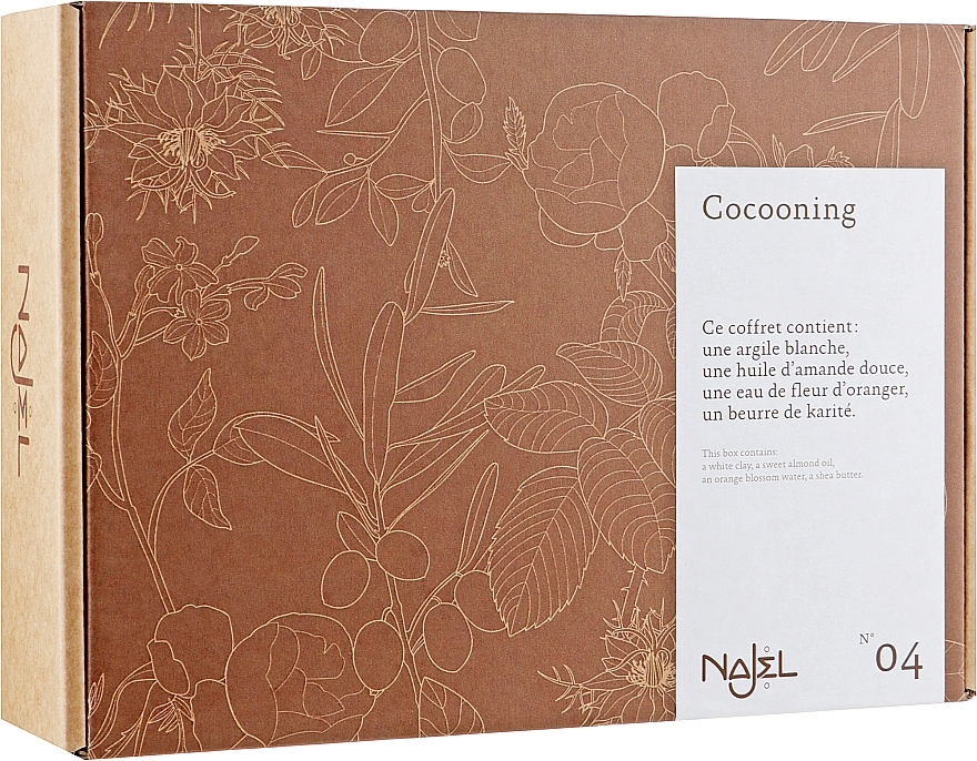 Set - Najel Cocooning Gift Pack (clay/90g + butter/150g + oil/80ml + water/200ml) — photo N1