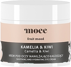 Fragrances, Perfumes, Cosmetics Moisturizing & Soothing Eye Cream - Moee Fruit Mood Camellia & Kiwi Extract