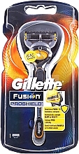 Shaving Razor with 1 Refill Cartridge - Gillette Fusion ProShield — photo N1