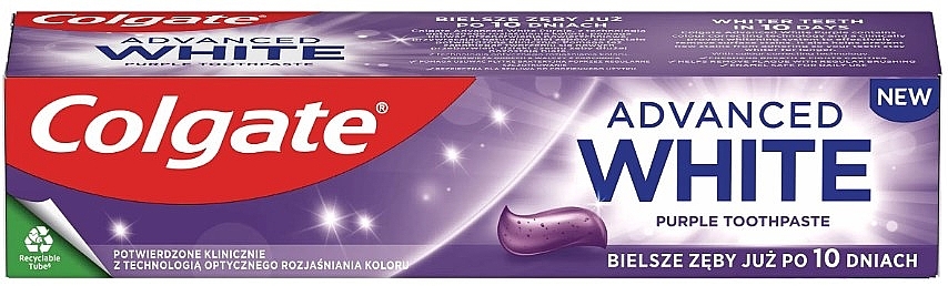 Toothpaste - Colgate Advanced White Purple Toothpaste — photo N1