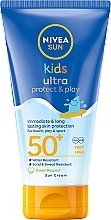 Sunscreen Water-resistant Cream for Kids - Nivea Sun Kids Ultra Protect & Play Sun Cream SPF50+ — photo N1