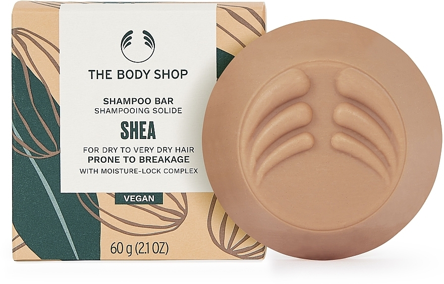 Shea Solid Shampoo - The Body Shop Shea Moisture Restore Shampoo Bar — photo N1