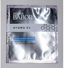 Fragrances, Perfumes, Cosmetics Hyaluronic Acid Face Serum - Babor Doctor Babor Hydro RX Hyaluron Serum (sample)