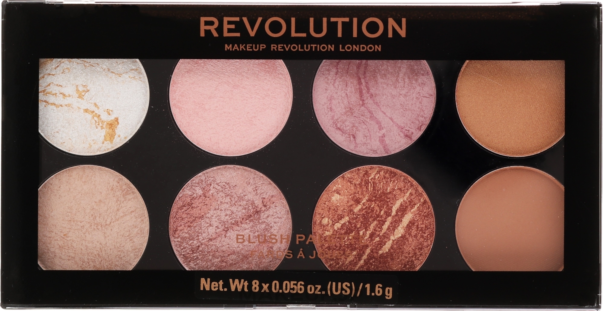 Blush Palette - Makeup Revolution Blush Palette — photo 02 - Golden Sugar