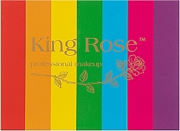 Eyeshadow & Glitter Palette "Rainbow", 35 shades - King Rose — photo N1