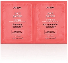 GIFT! Intensive Hydration Sample Set - Aveda Nutriplenish Shampoo and Conditioner Deep (shm/10 ml + cond/10 ml) — photo N1