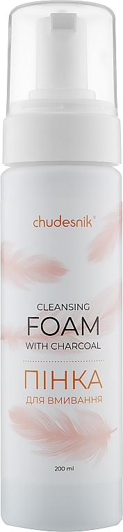 Cleansing Foam - Chudesnik Cleansing Foam With Charcoal — photo N1