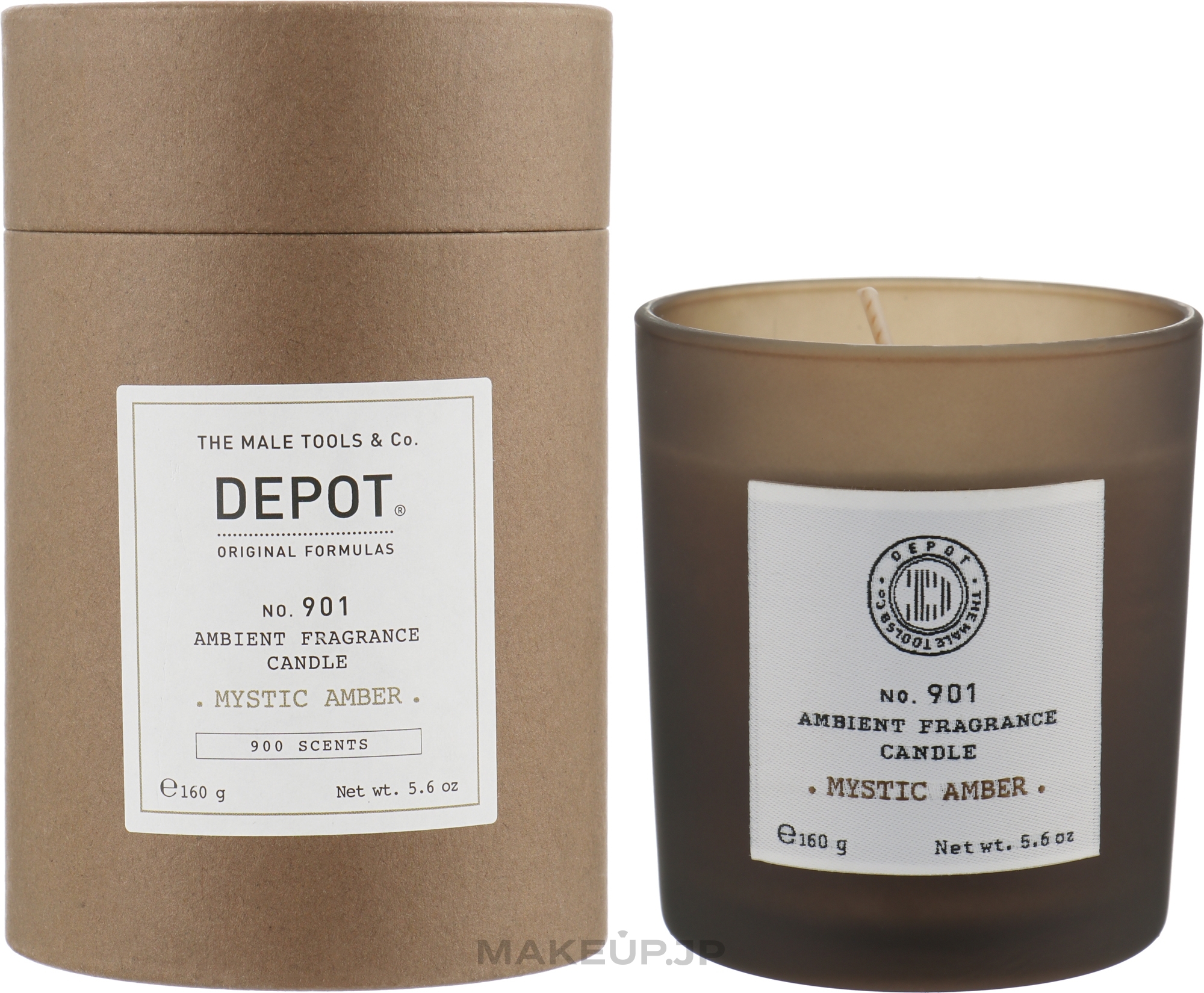 Scented Candle 'Mystical Amber' - Depot 901 Ambient Fragrance Candle Mystic Amber — photo 160 g
