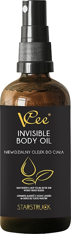 Transparent Body Oil 'Starstruck' - VCee Invisible Body Oil Starstruck — photo N1