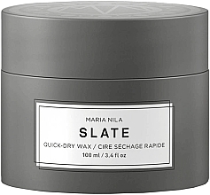 Fragrances, Perfumes, Cosmetics Slate Quick Dry Hair Wax - Maria Nila Slate Quick Dry Wax